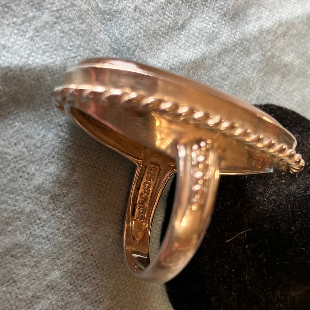 Banded Agate 925 Sterling Silver - image 5